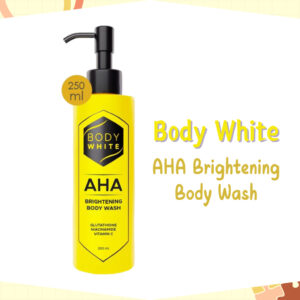 body white aha brightening body wash 250ml/sabun mandi