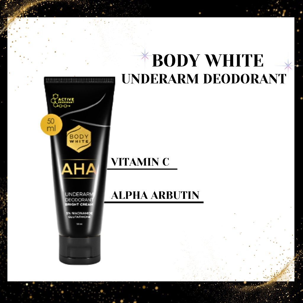 body white aha underarm deodorant bright cream 50ml body white aha underarm deodorant bright cream 50ml