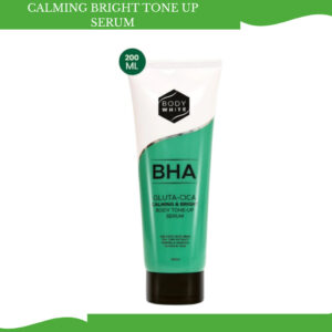 body white bha gluta cica calming and bright body tone up serum 200ml