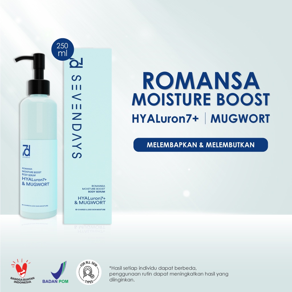 seven days body serum/pear & feersia brightening booster/romansa moisture boost/red cherry 250ml seven days body serum/pear & feersia brightening booster/romansa moisture boost/red cherry 250ml