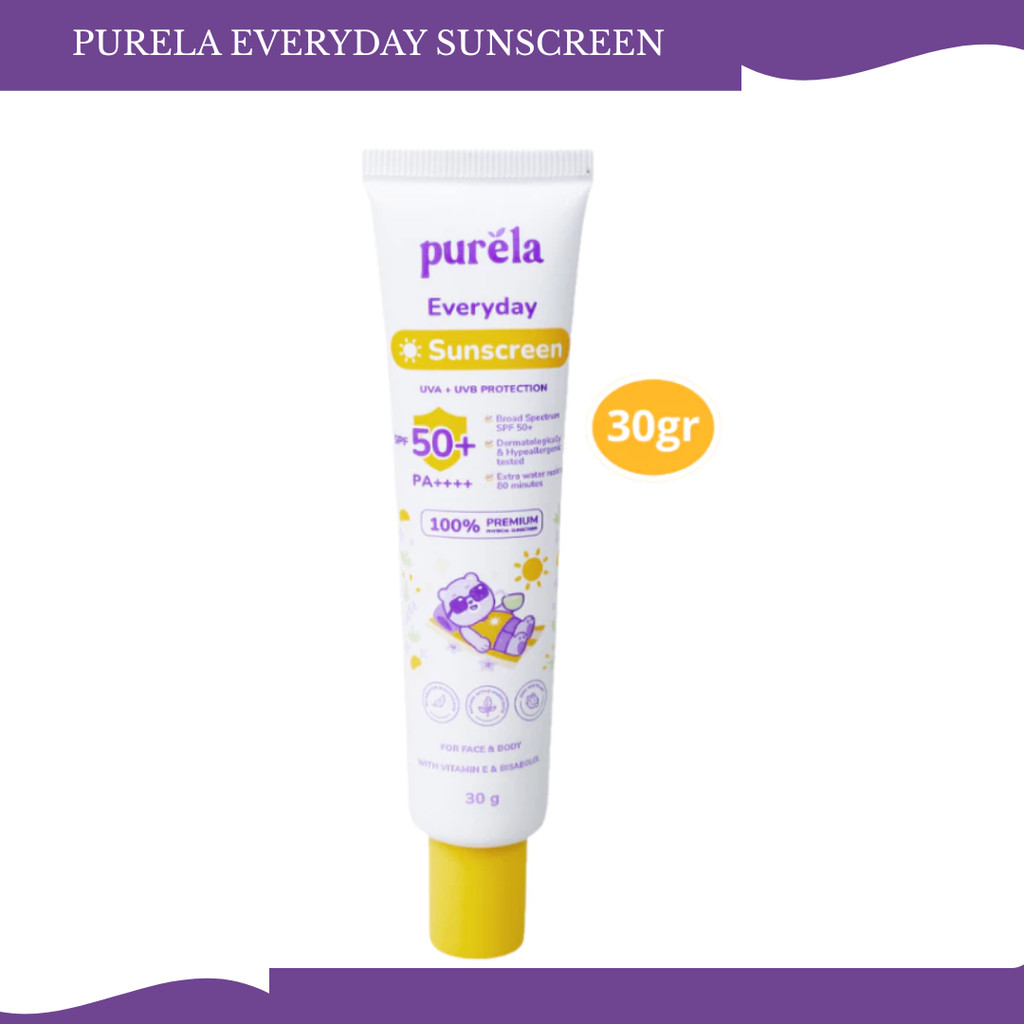 purela baby physical sunscreen 30ml/tabir surya purela baby physical sunscreen 30ml/tabir surya