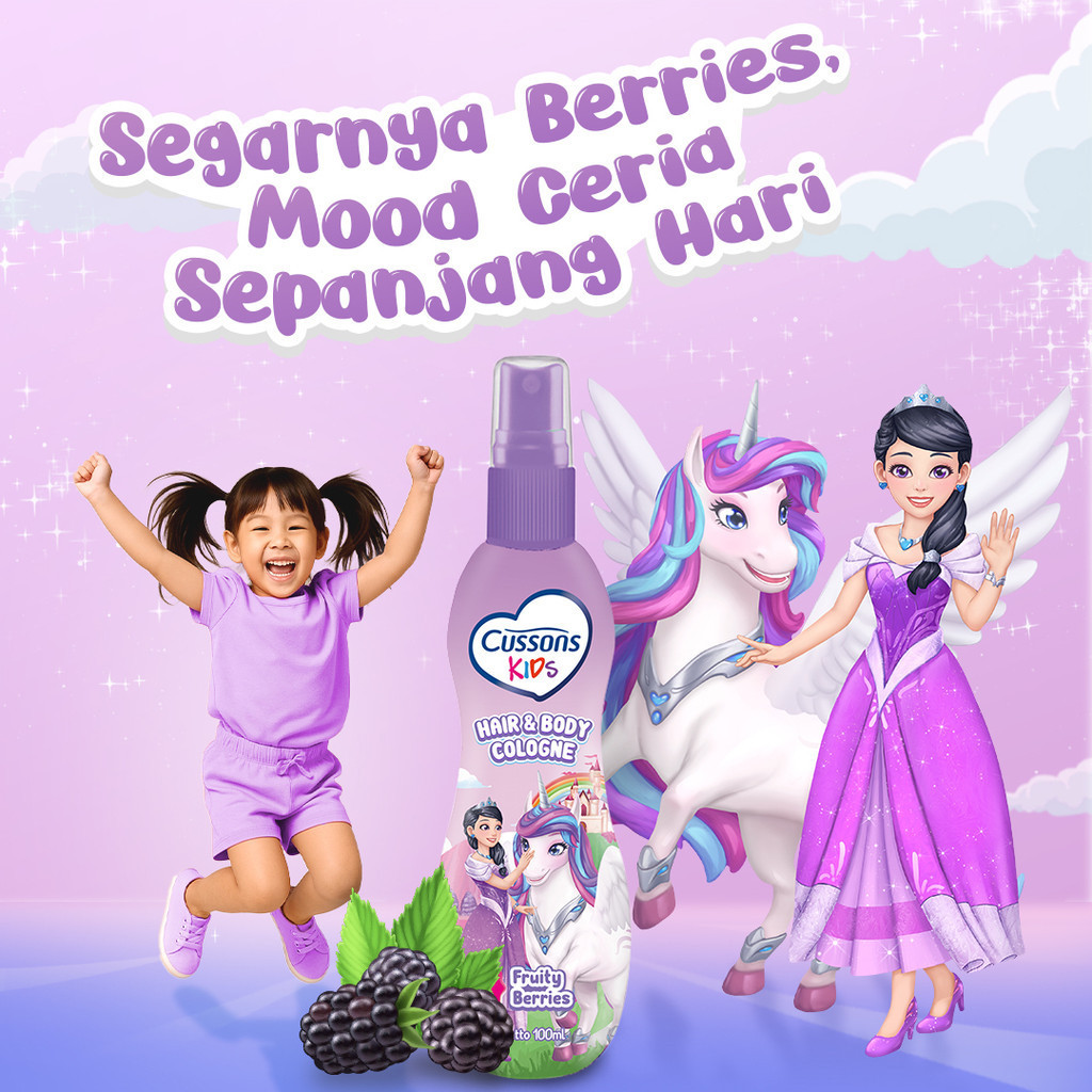 cussons kids hair and body cologne 100ml/parfum anak cussons kids hair and body cologne 100ml/parfum anak