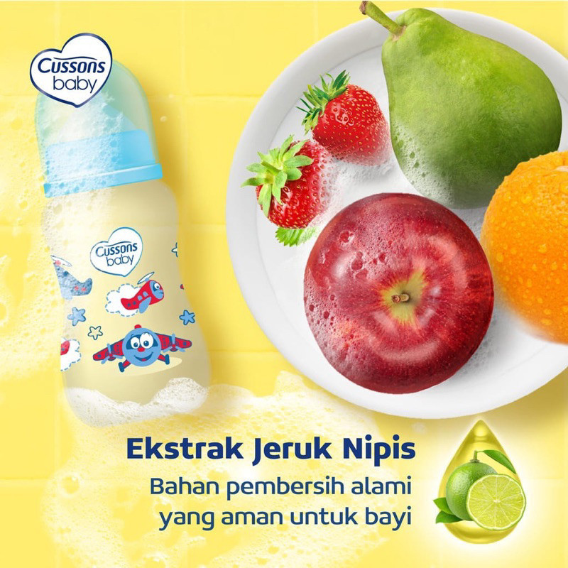 cussons baby liquid cleanser 450ml plus 300ml/cairan pencuci botol cussons baby liquid cleanser 450ml plus 300ml/cairan pencuci botol