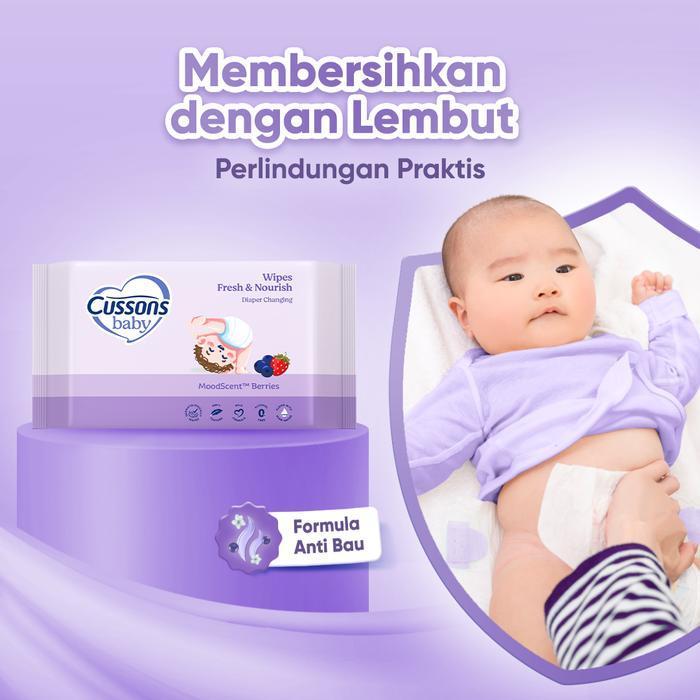 cussons baby wipes fresh and nourish 45sx3/tisu basah bayi cussons baby wipes fresh and nourish 45sx3/tisu basah bayi