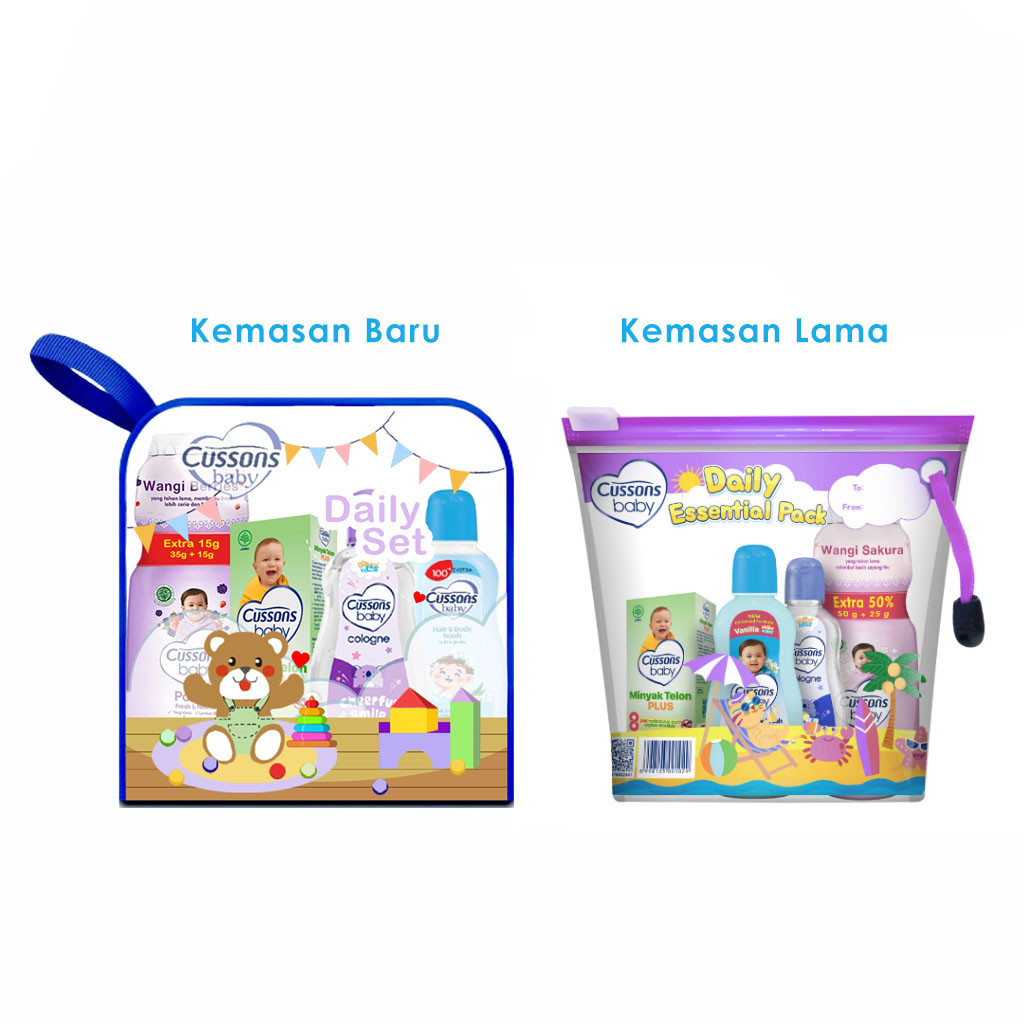 cussons baby daily essential pack/paket hadiah bayi cussons baby daily essential pack/paket hadiah bayi