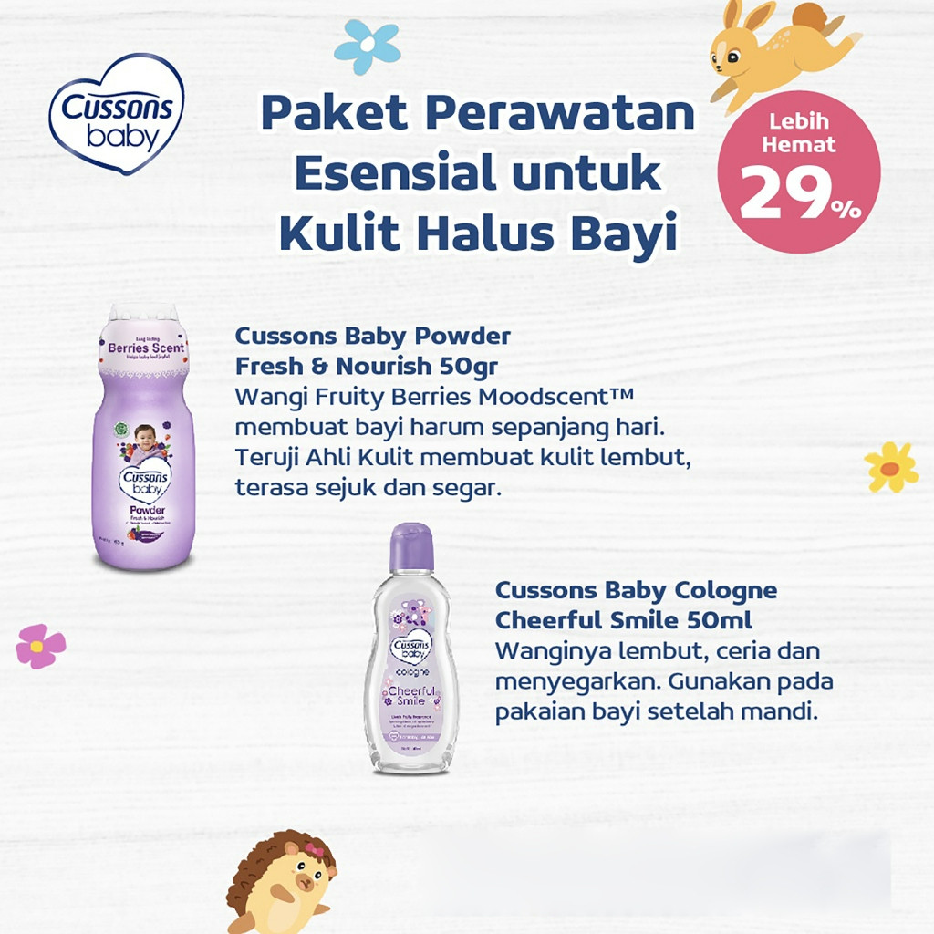 cussons baby daily essential pack/paket hadiah bayi cussons baby daily essential pack/paket hadiah bayi