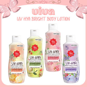 viva uv hya bright body lotion 185ml/losion tubuh