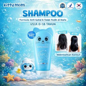 kitty mom shampoo anak non sls 180ml