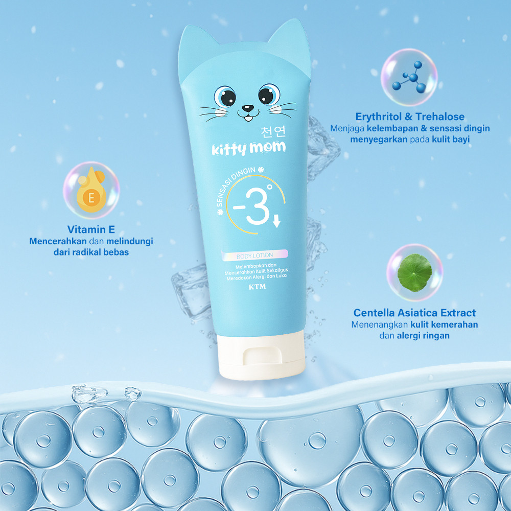 kitty mom baby body lotion 160g/losion bayi kitty mom baby body lotion 160g/losion bayi