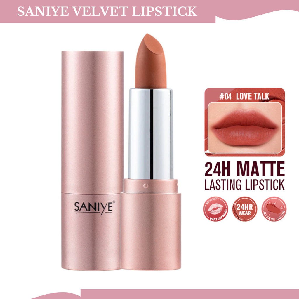 saniye lipstik matte waterproof 4g saniye lipstik matte waterproof 4g