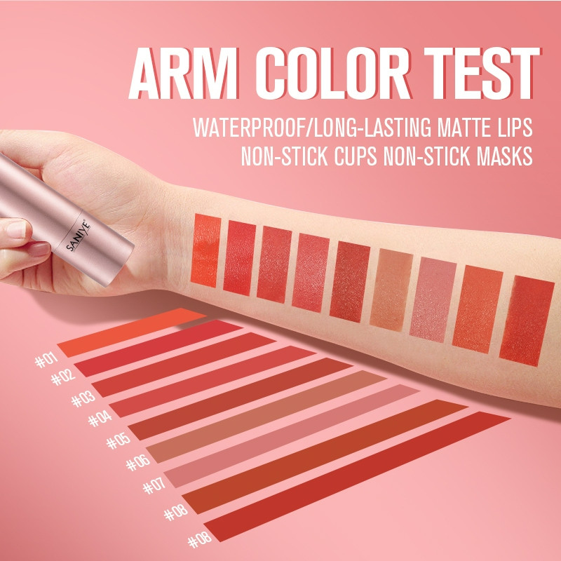 saniye lipstik matte waterproof 4g saniye lipstik matte waterproof 4g