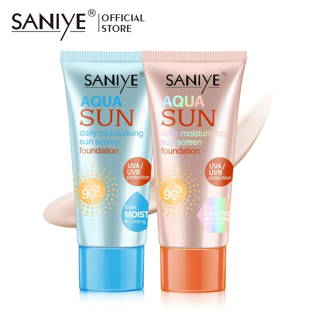 saniye aqua sunscreen spf 50 waterproof 65ml/tabir surya saniye aqua sunscreen spf 50 waterproof 65ml/tabir surya
