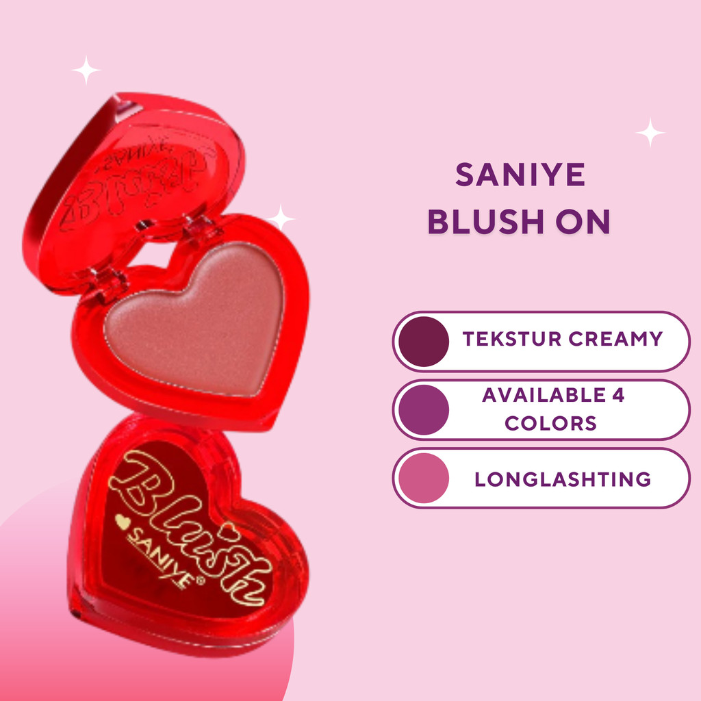 saniye cream blush on 2.3g/perona pipi saniye cream blush on 2.3g/perona pipi
