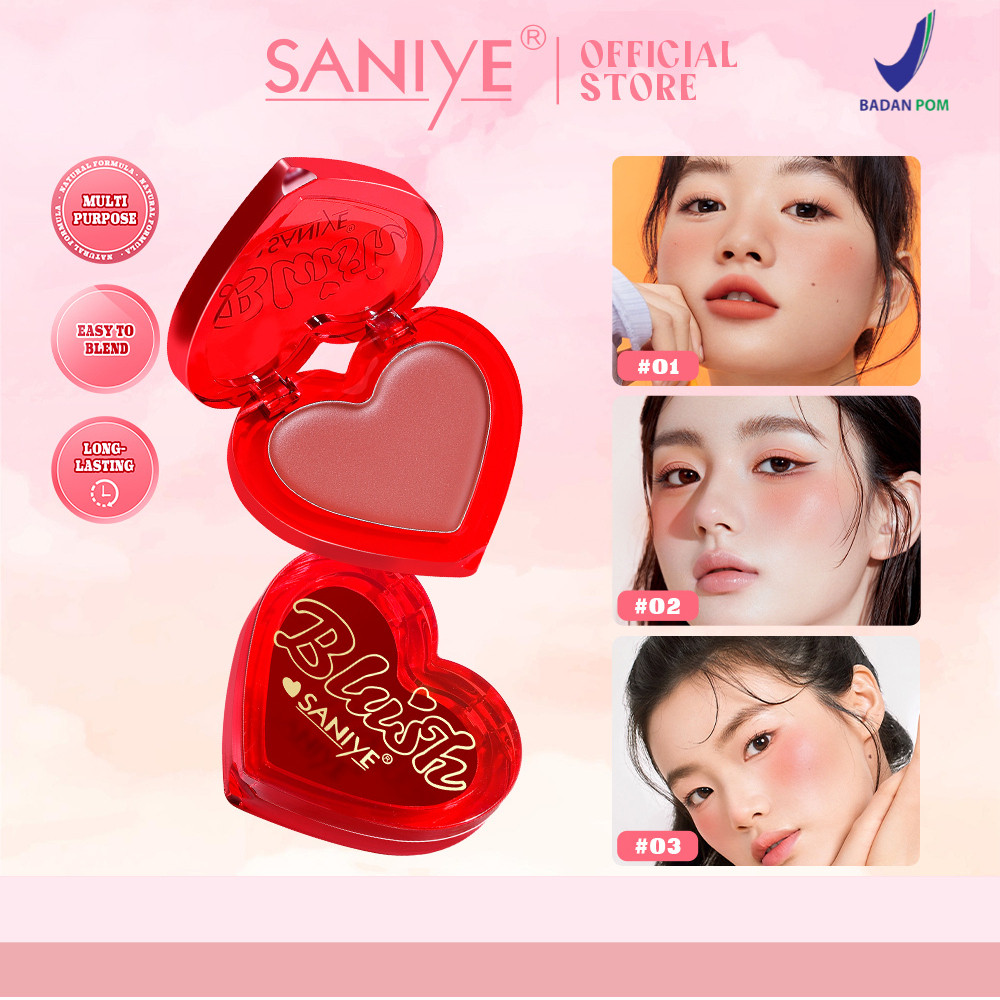 saniye cream blush on 2.3g/perona pipi saniye cream blush on 2.3g/perona pipi