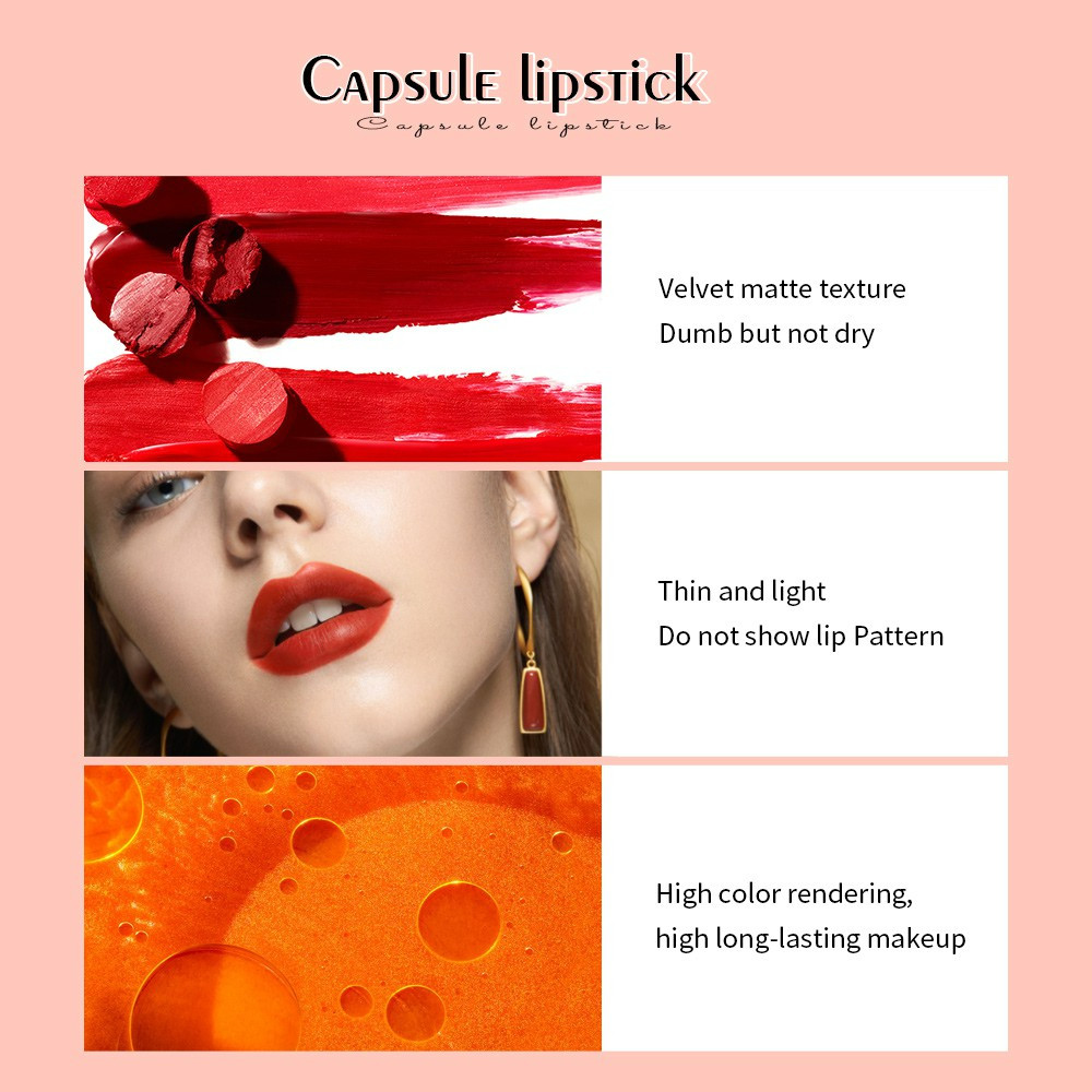 saniye velvet lipstik matte capsule 2.5g saniye velvet lipstik matte capsule 2.5g