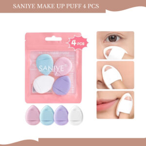 saniye 4pcs make up puff finger/spons alas bedak