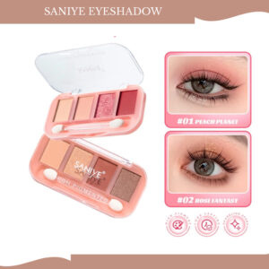 saniye 4 colors eyeshadow palette 4.5g/perona mata