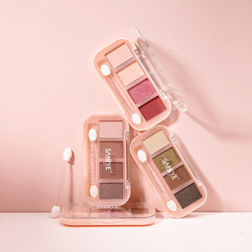 saniye 4 colors eyeshadow palette 4.5g/perona mata saniye 4 colors eyeshadow palette 4.5g/perona mata