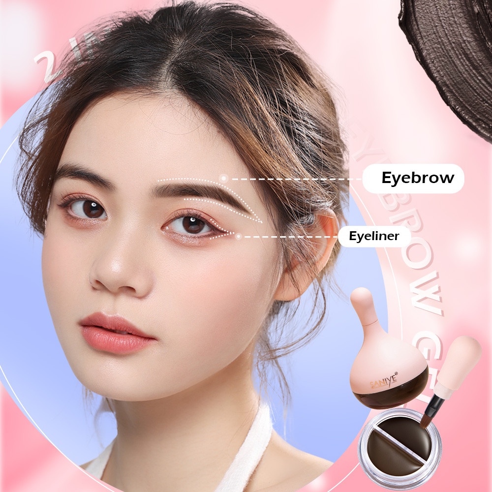 saniye 2in1 eyebrow gel 6g saniye 2in1 eyebrow gel 6g