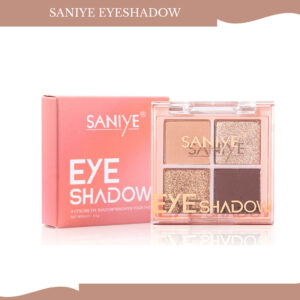 saniye 4 colors glitter eyeshadow palette 4.5g/perona mata