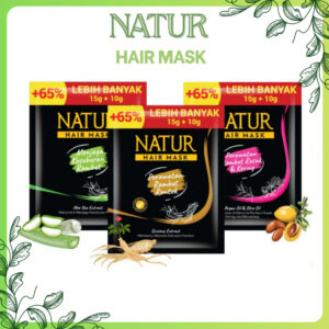 natur hair mask hair nutrive treatment 15g/masker rambut