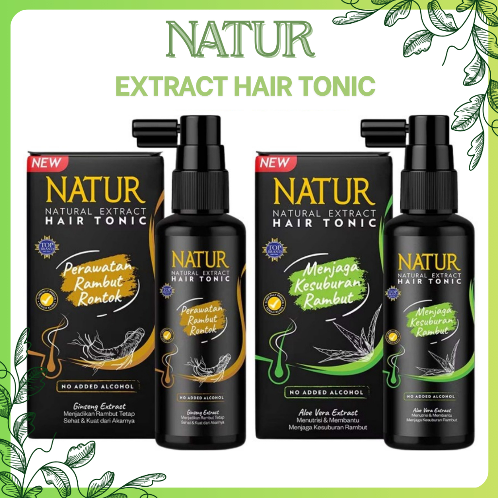 natur natural extract hair tonic 90ml/vitamin rambut natur natural extract hair tonic 90ml/vitamin rambut
