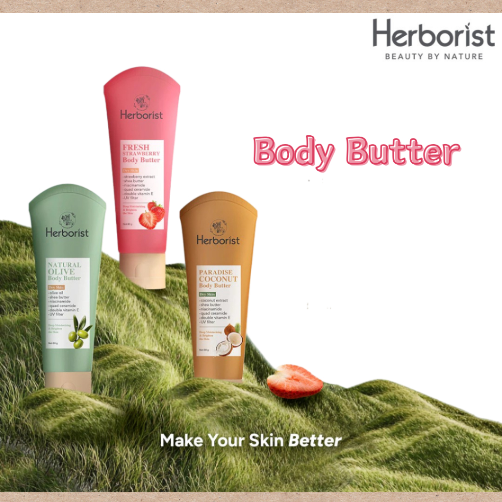 herborist body butter 80g/losion tubuh herborist body butter 80g/losion tubuh