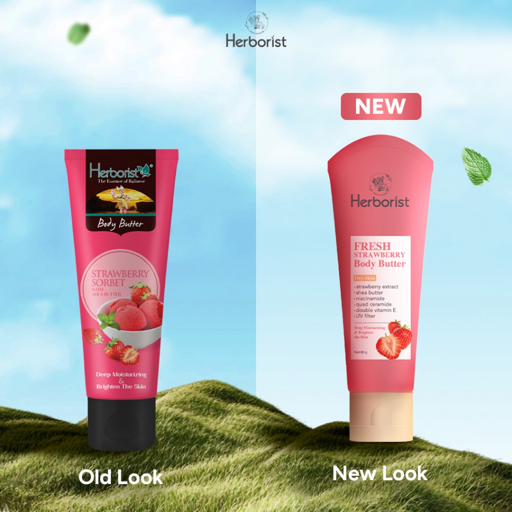 herborist body butter 80g/losion tubuh herborist body butter 80g/losion tubuh