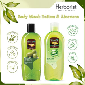 herborist body care body wash zaitun olive & aloe vera 250ml/sabun mandi