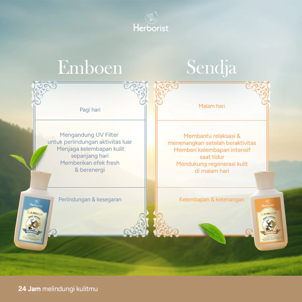 herborist teh soeltan body lotion 100ml/losion tubuh herborist teh soeltan body lotion 100ml/losion tubuh