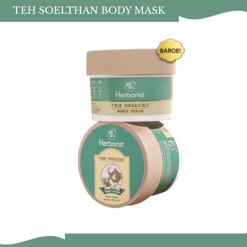herborist teh soeltan body mask 100g/masker tubuh herborist teh soeltan body mask 100g/masker tubuh