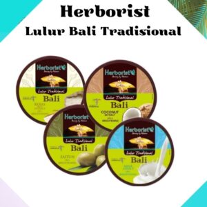 herborist lulur tradisional bali 100g & 200g | milk | strawberry | zaitun | bengkoang