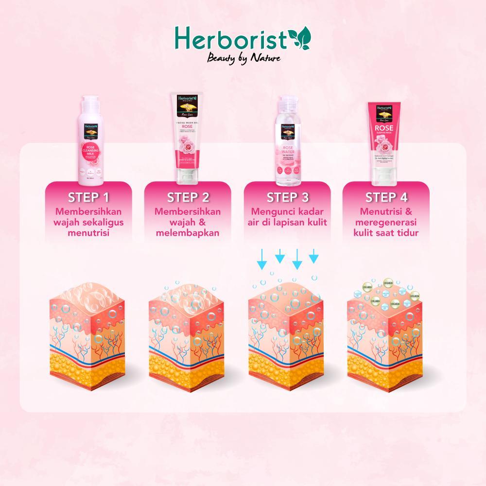 herborist rose water 100ml/air mawar herborist rose water 100ml/air mawar