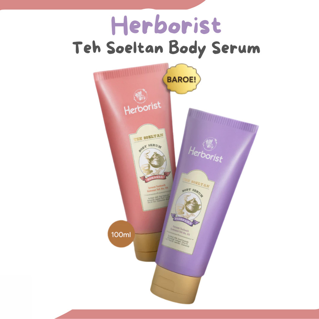 herborist teh soeltan body serum 100ml/losion tubuh herborist teh soeltan body serum 100ml/losion tubuh