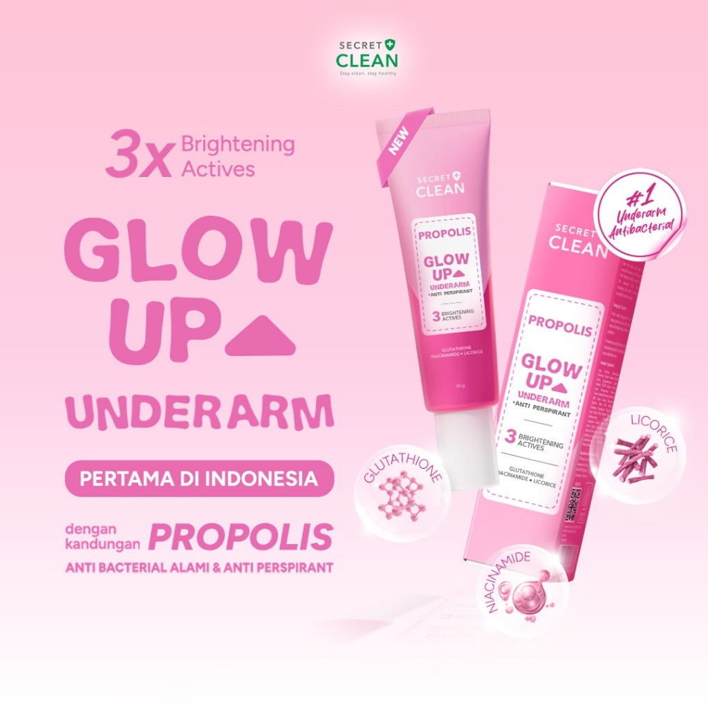 secret clean propolis glow up underarm 30g/deodorant secret clean propolis glow up underarm 30g/deodorant