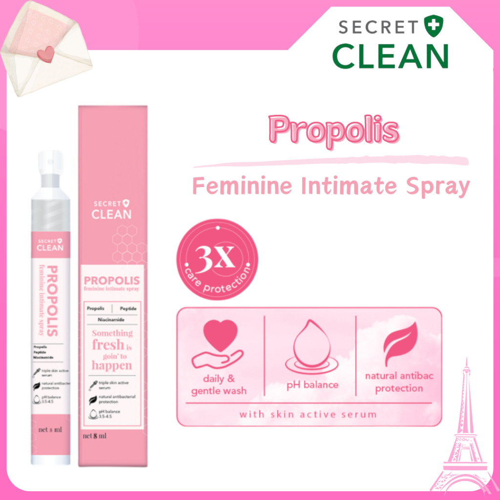 secret clean propolis feminine intimate spray 8ml secret clean propolis feminine intimate spray 8ml