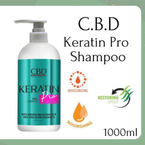 cbd professional keratin pro daily shampoo 1000ml