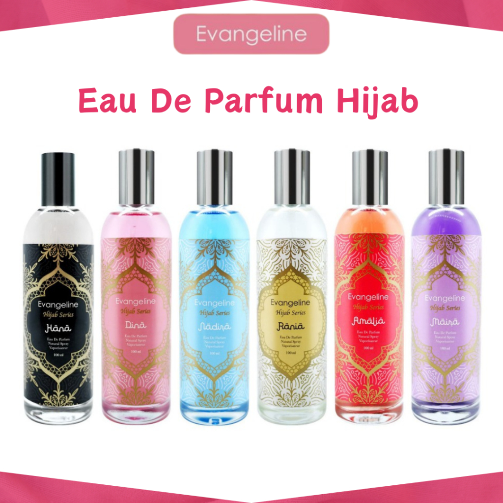 evangeline eau de parfum hijab 100ml/parfum wanita evangeline eau de parfum hijab 100ml/parfum wanita