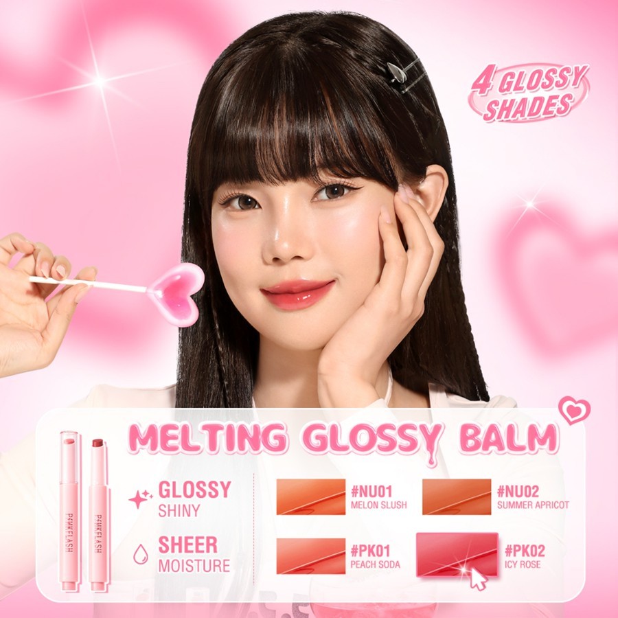 pinkflash melting glossy balm/dewyful glossy pinkflash melting glossy balm/dewyful glossy