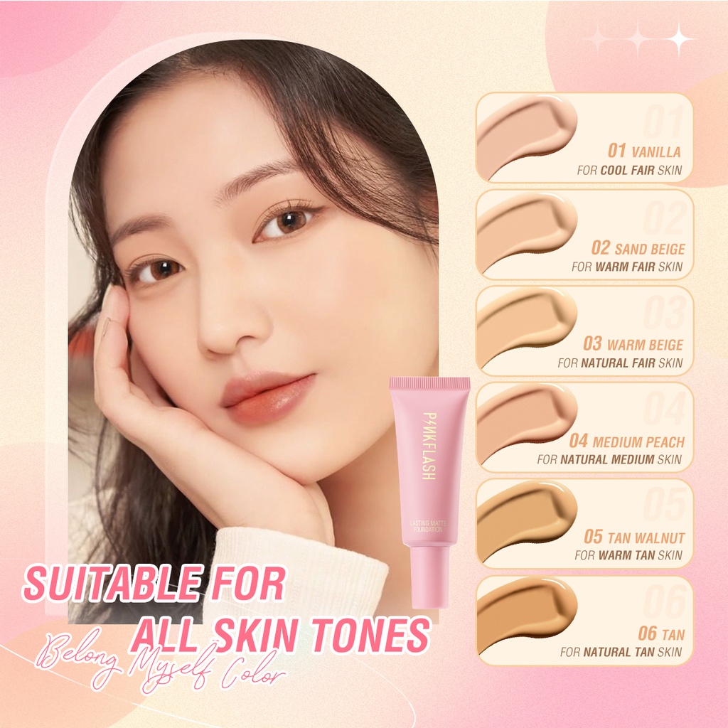 pinkflash lasting matte foundation pinkflash lasting matte foundation