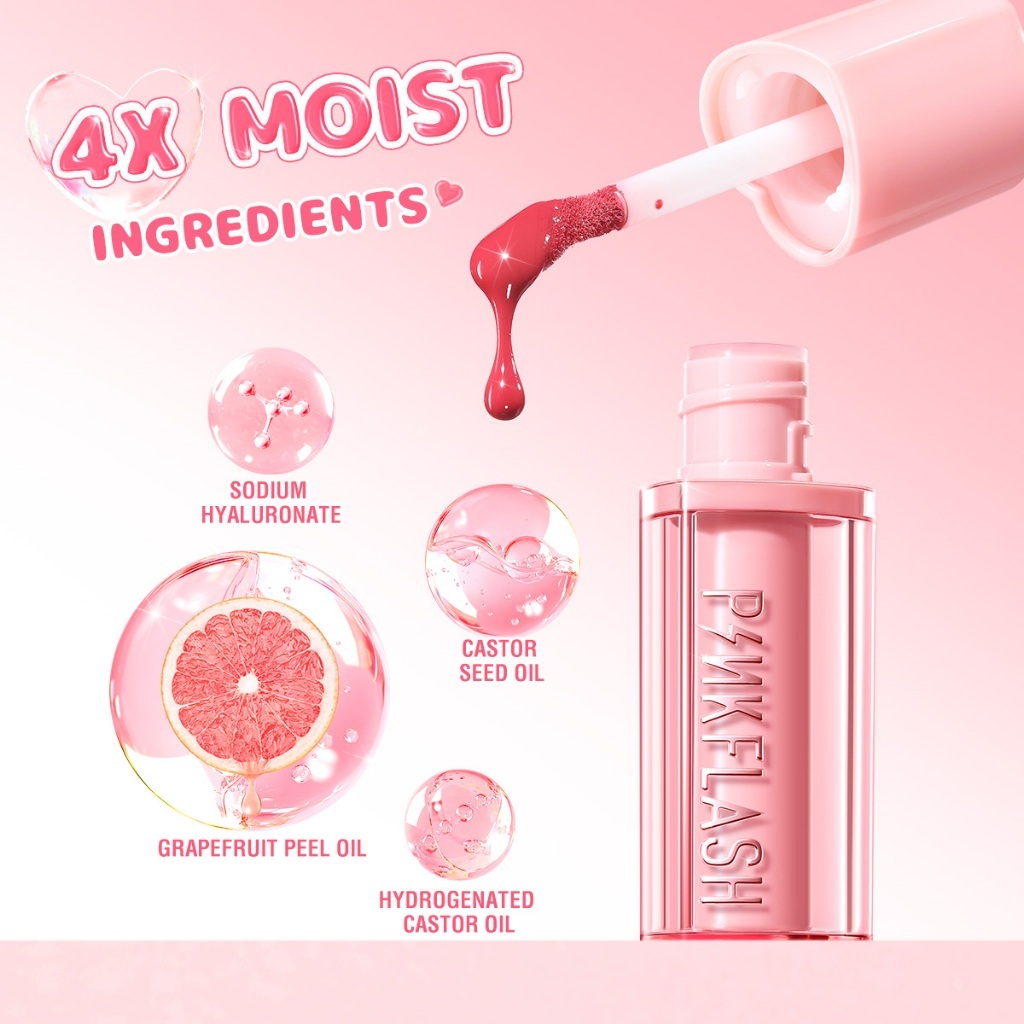 pinkflash transferproof bubble glowy tint/watery lip cream pinkflash transferproof bubble glowy tint/watery lip cream