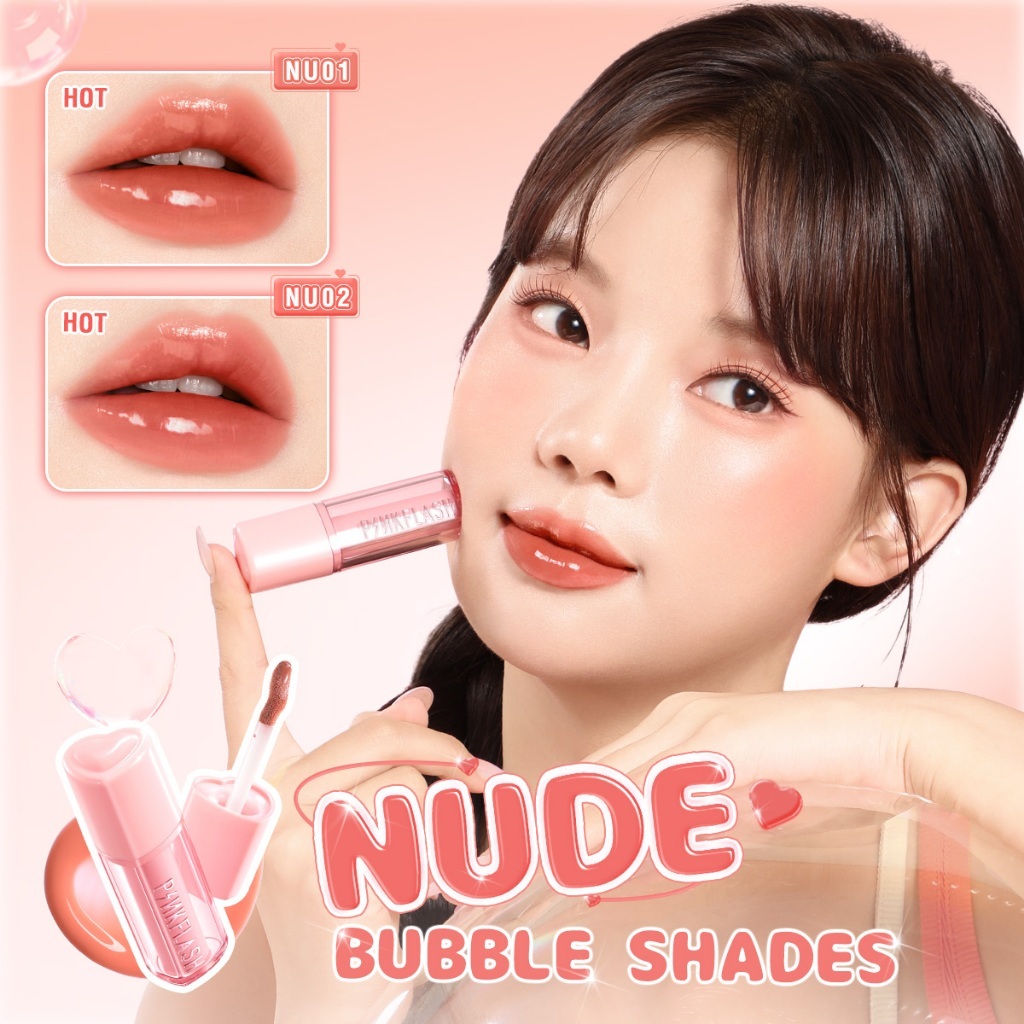 pinkflash transferproof bubble glowy tint/watery lip cream pinkflash transferproof bubble glowy tint/watery lip cream