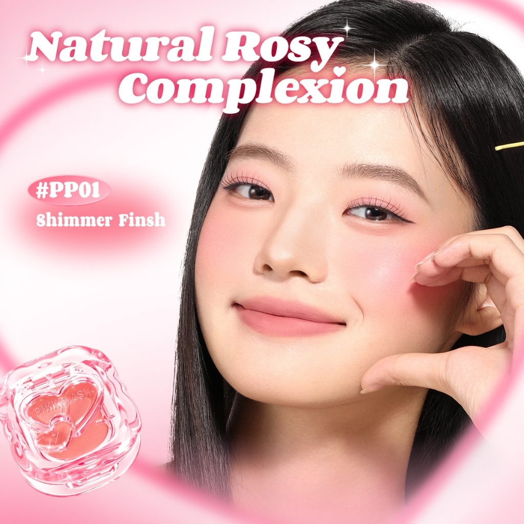 pinkflash mellow radiant blush matte/shimmer blush/perona pipi pinkflash mellow radiant blush matte/shimmer blush/perona pipi