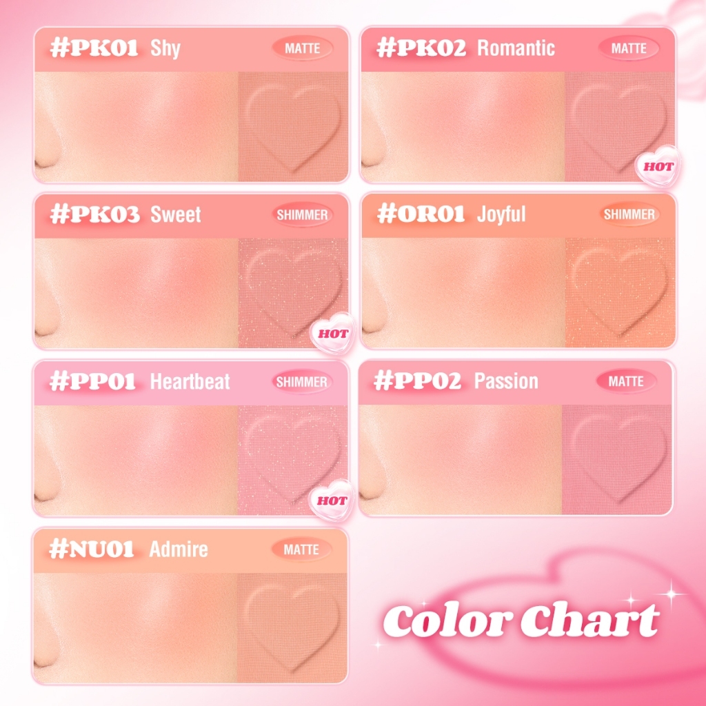 pinkflash mellow radiant blush matte/shimmer blush/perona pipi pinkflash mellow radiant blush matte/shimmer blush/perona pipi