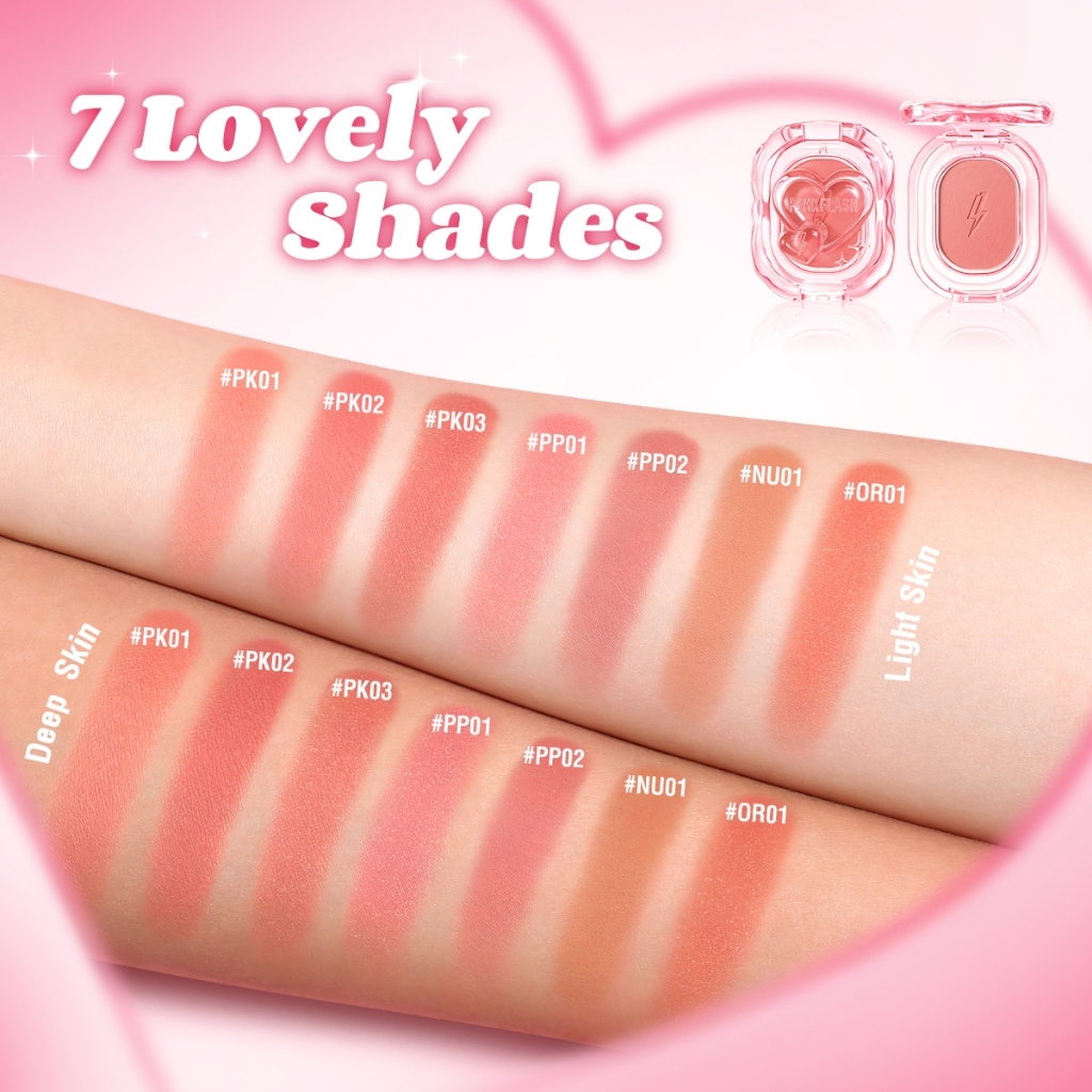 pinkflash mellow radiant blush matte/shimmer blush/perona pipi pinkflash mellow radiant blush matte/shimmer blush/perona pipi