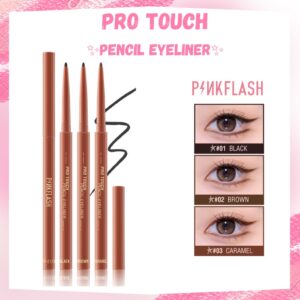 pinkflash pro touch pencil eyeliner | infallible line hyperfine smooth get eyeliner