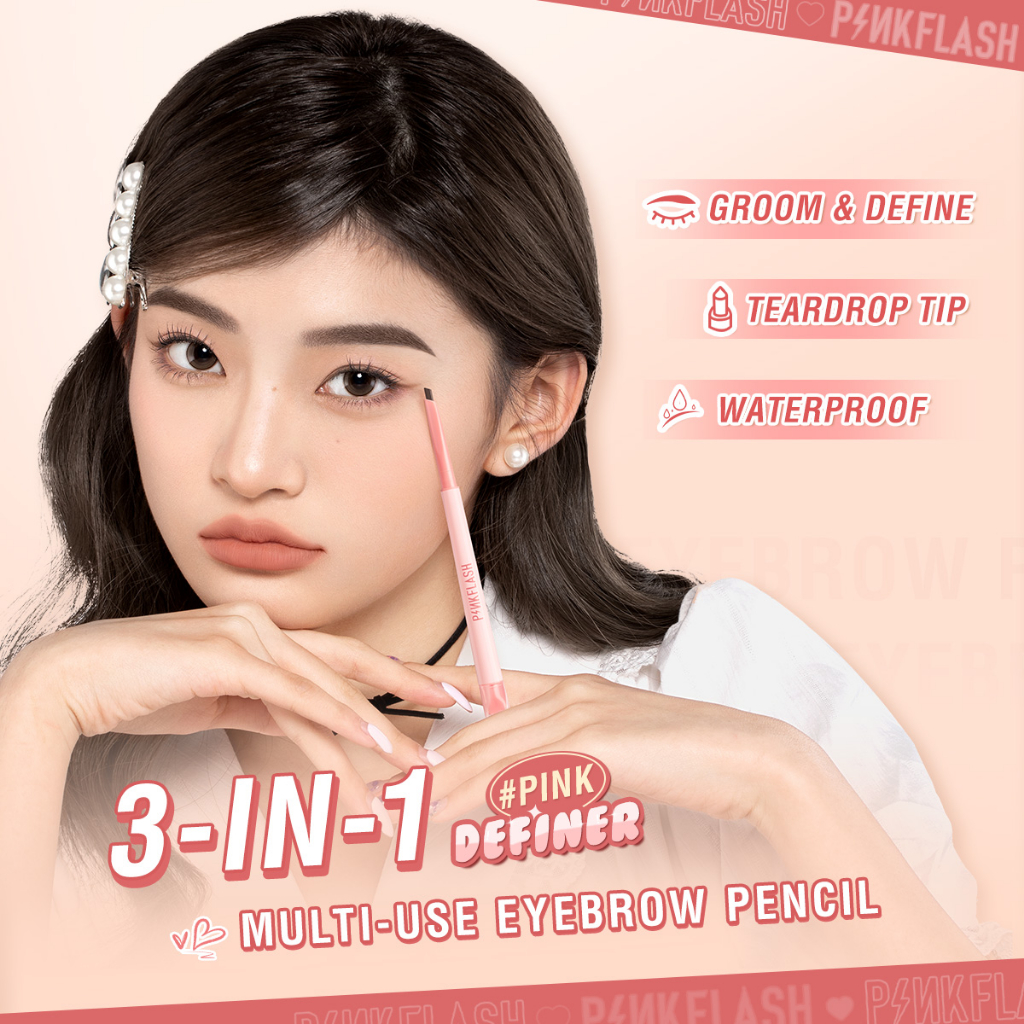 pinkflash multi use eyebrow pencil / pensil alis pinkflash multi use eyebrow pencil / pensil alis