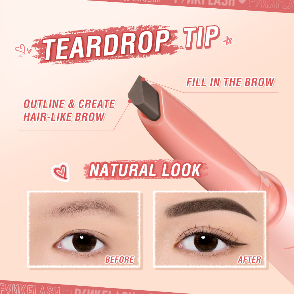 pinkflash multi use eyebrow pencil / pensil alis pinkflash multi use eyebrow pencil / pensil alis