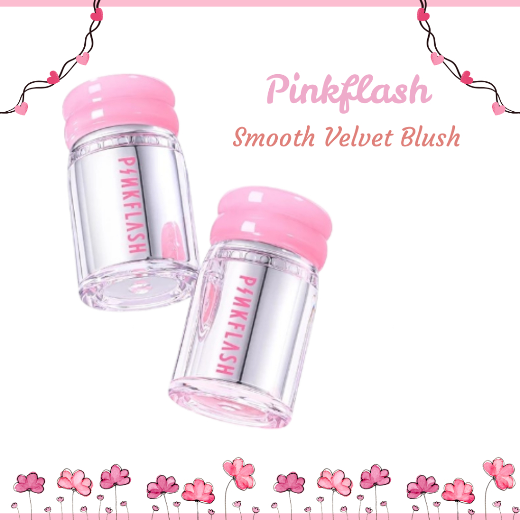 pinkflash smooth velvet blush 2.3g/blush on/perona pipi pinkflash smooth velvet blush 2.3g/blush on/perona pipi