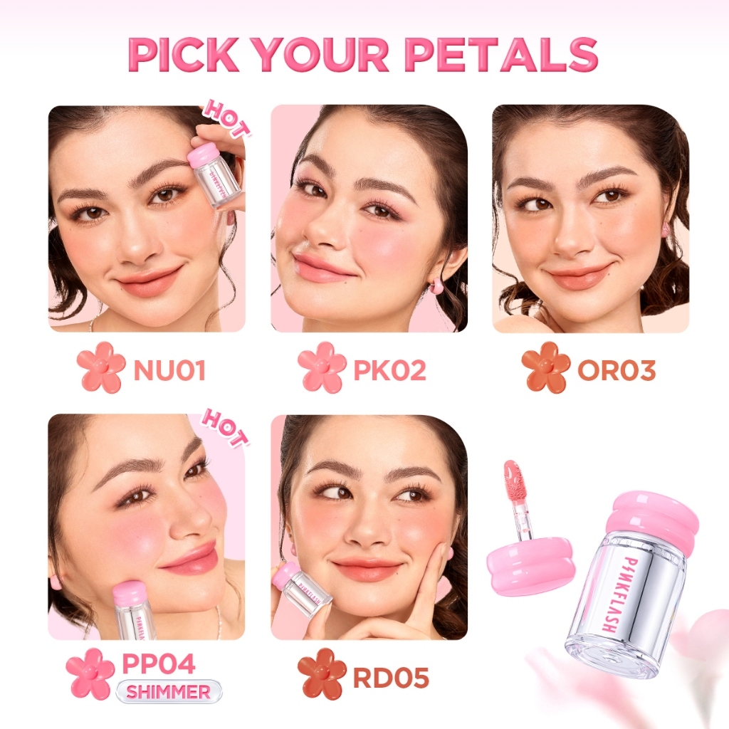 pinkflash smooth velvet blush 2.3g/blush on/perona pipi pinkflash smooth velvet blush 2.3g/blush on/perona pipi